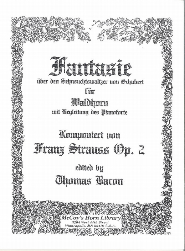 アカデミアミュージック / Fantasie uber den Sehnsuchtswalzer