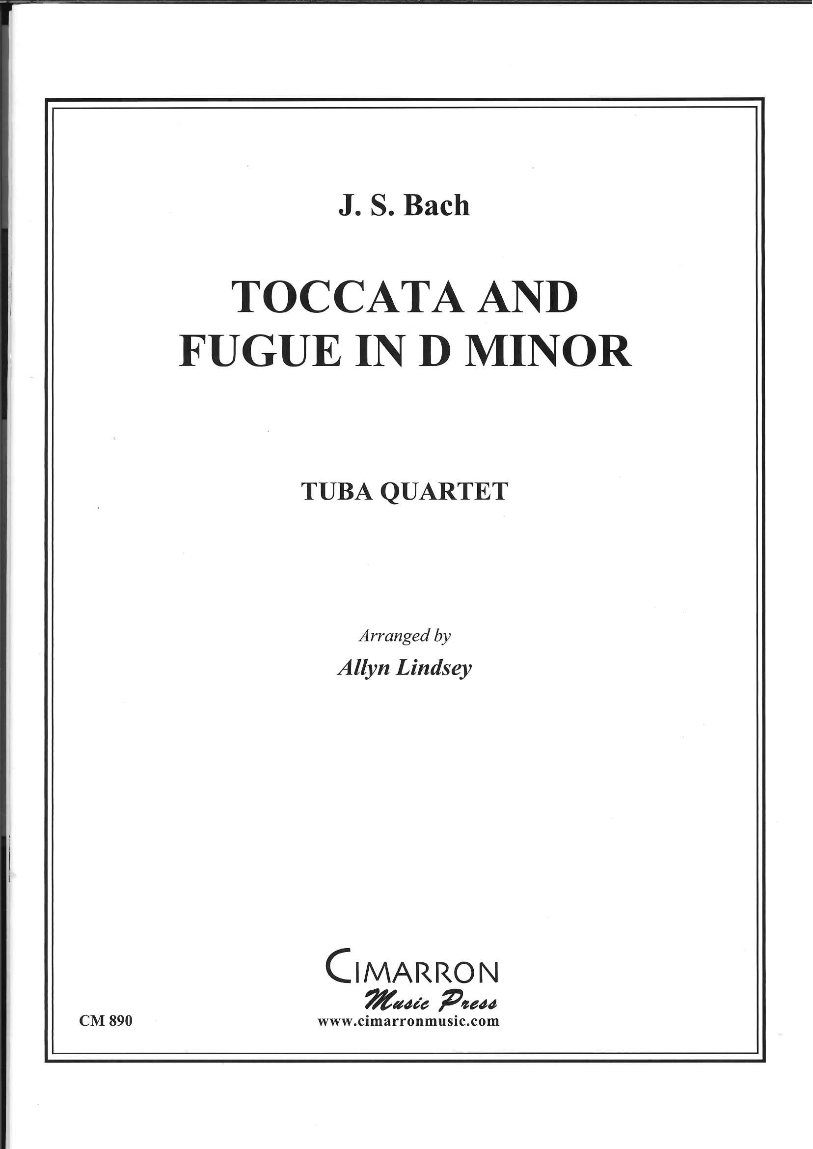 アカデミアミュージック Toccata and Fugue in d minor, BWV 565