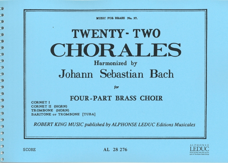 アカデミアミュージック / 22 Chorales, Harmonized by J.S. Bach, for 4part Brass Choir